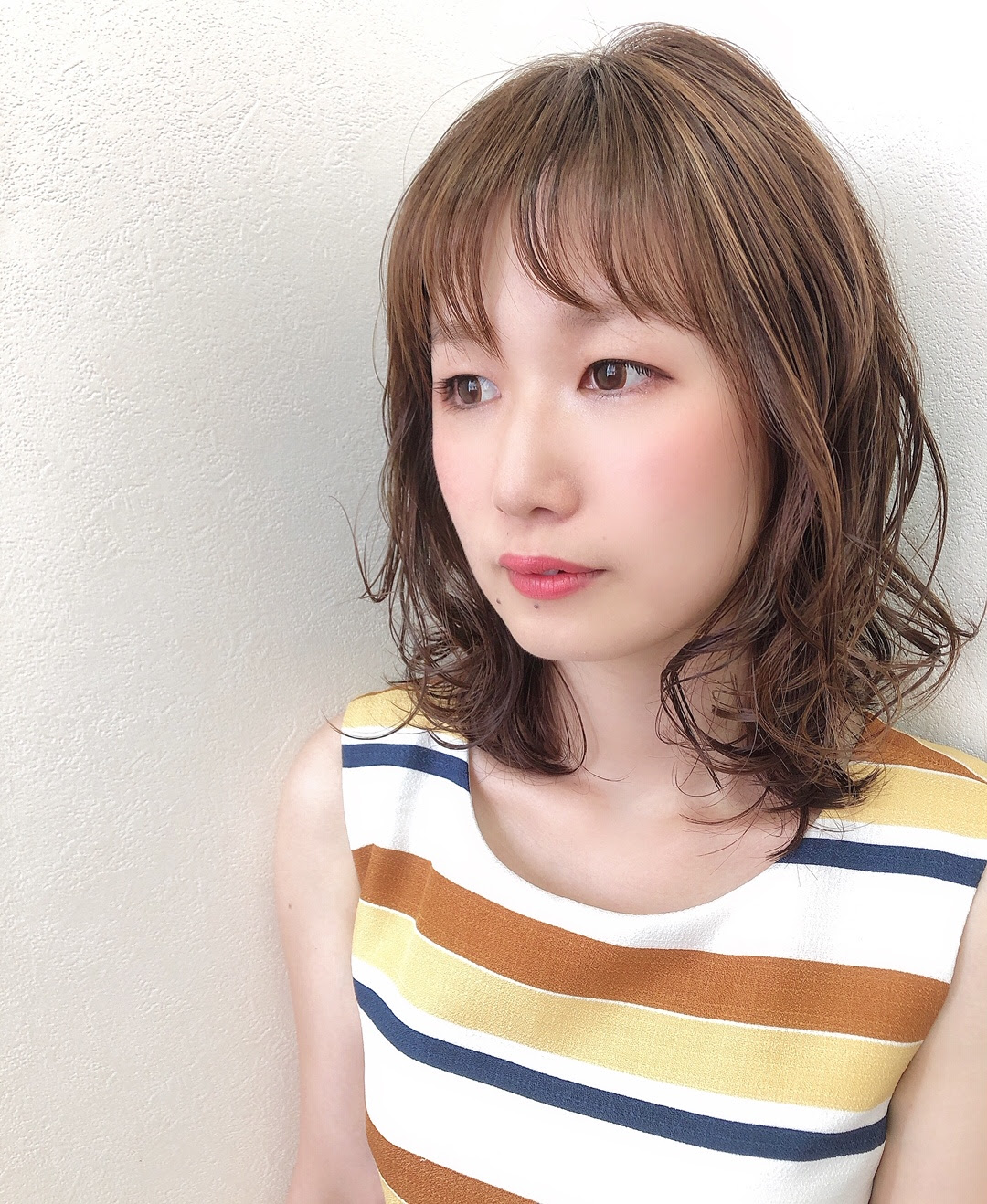ハイライトカラー 小顔補正立体カット 愛媛県松山市 Hair Produce Lapset 公式ホームページ