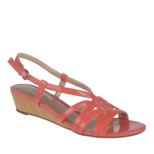 Lifestride Women's Yen Slingback Sandals, Coral Kiss, 9 WD LifeStride ...