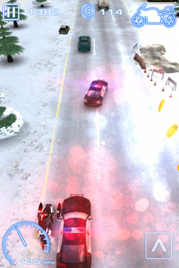 Screenshots of the Sprint Driver game for iPhone, iPad or iPod.
