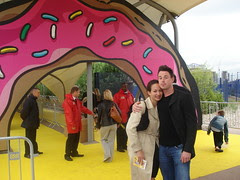 Olivia and Nathan, Simpsons Movie Premiere