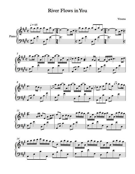 river flows   piano sheet  google search