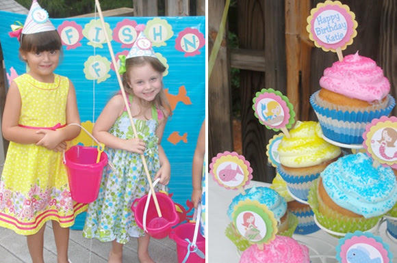 A Mermaid Birthday Party for a 4 Years Old - At Home with ...