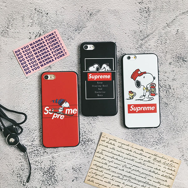 シュプリーム Iphone Xr Xs Maxケース ブラント Snoopy アイフォンx Xsカバー Supreme 可愛い