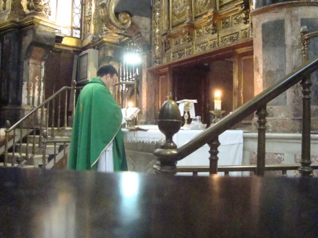 En el Camarín de Santiago. Compostela, España.