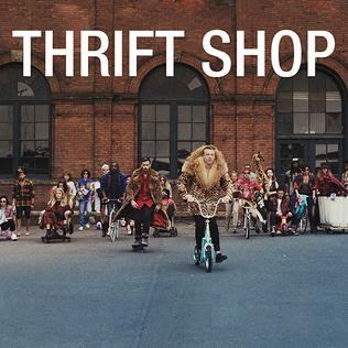 Thrift Shop featuring Wanz Macklemore and ryan lewis single EP cover