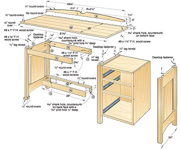 Desk Plans Woodworking images