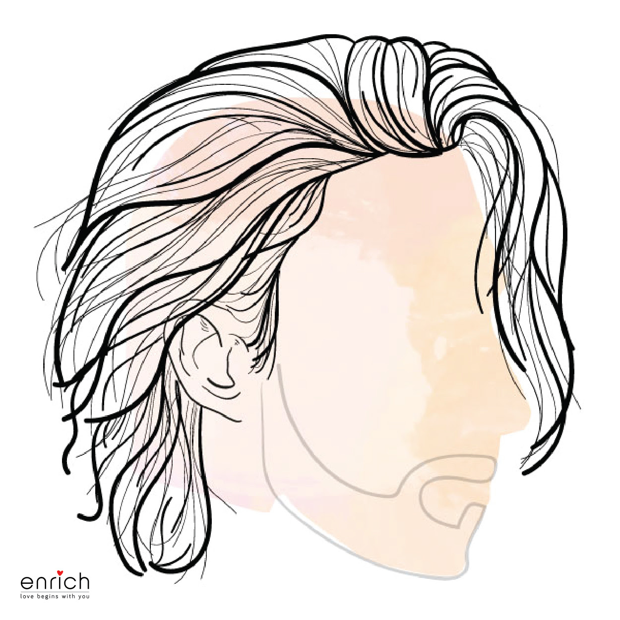 Mens Hair Drawing Free Download Best Mens Hair Drawing On