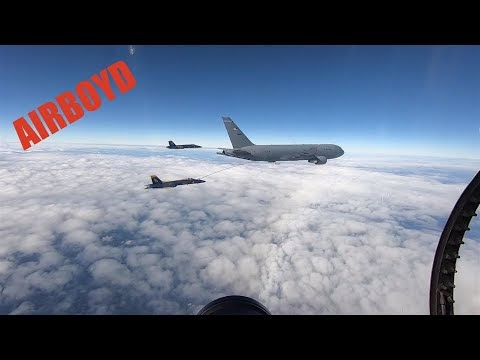 Blue Angels Refueling Enroute To Army-Navy Game
