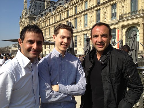 A Paris avec Nikos Aliagas, Marc Maniez (Manager chez Twitter Inc. à San Francisco) et Arash Derambarsh  by Arash Derambarsh