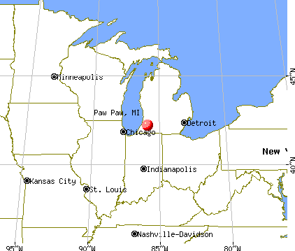 Paw Paw Michigan Map Paw Paw, Michigan (MI 49079) profile: population, maps, real 