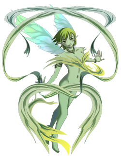 精霊シルフ 風の精霊 無料モンスター素材 同人ゲーム Rpgツクールvx Ace Mv