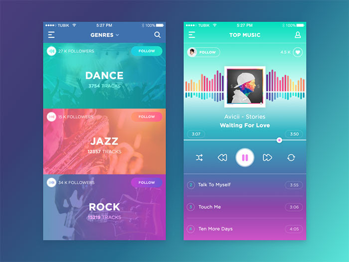 25 UI Designs Which Follow The Latest Design Trends