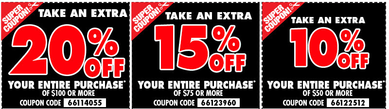 20% off ENTIRE Harbor Freight purchase | The Garage Journal
