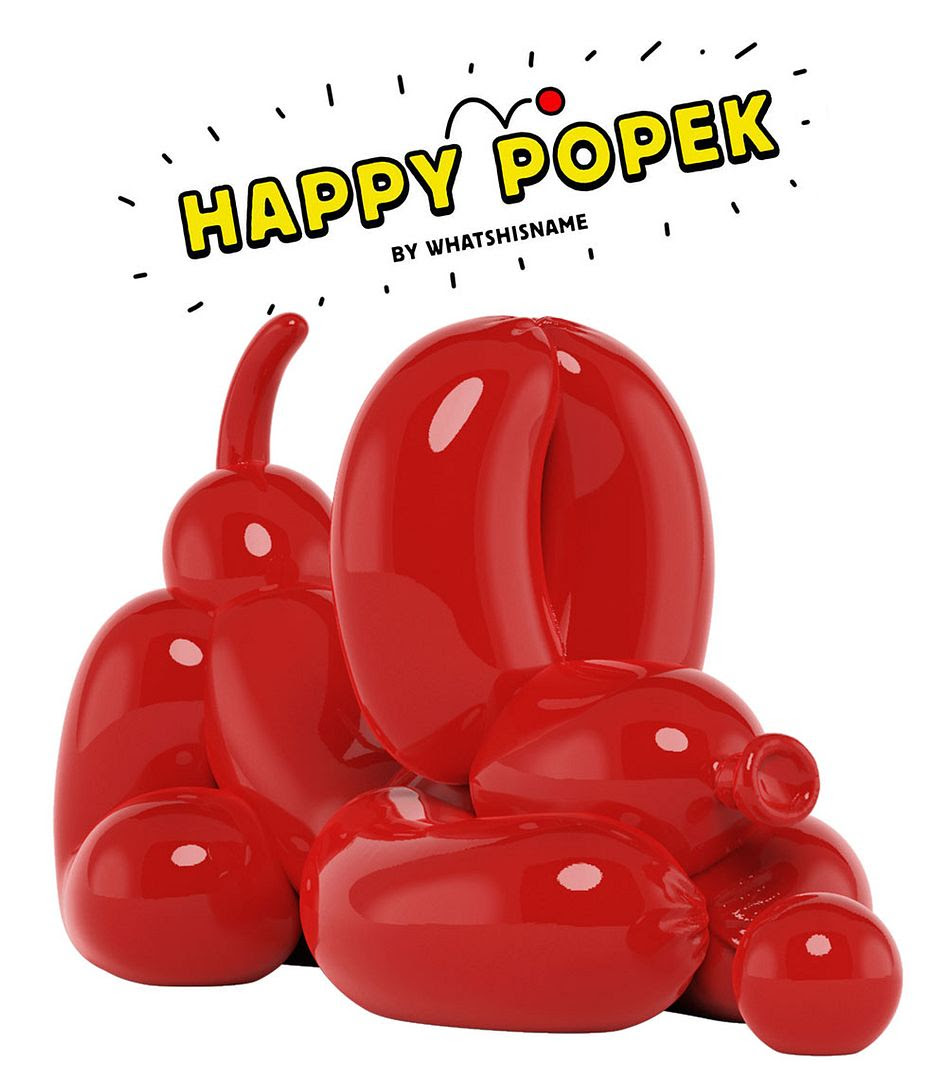 Whatshisname x Mighty Jaxx - Happy POPek vinyl figure release announced! 