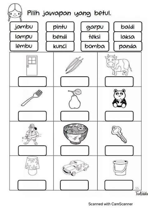  worksheet bahasa melayu tadika dorothy chapman