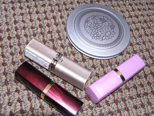 Lipstick and mirror