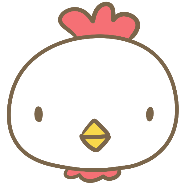 鶏の顔のイラスト かわいいフリー素材が無料のイラストレイン