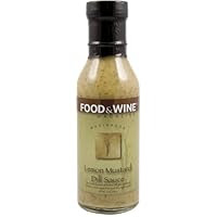 Food & Wine Magazine Lemon Dill Mustard Sauce Marinade, 12-Ounce Bottles