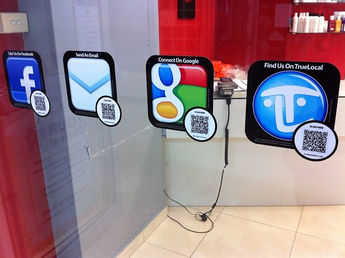 Social media at haircutters by ellen forsyth