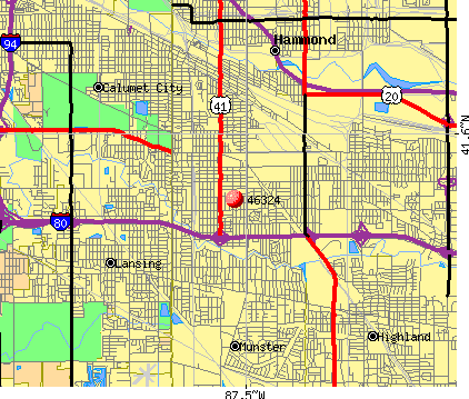 Hammond Indiana Zip Code Map 46324 Zip Code (Hammond, Indiana) Profile   homes, apartments 