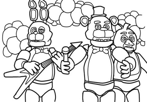 Golden Freddy Coloring Pages At Getdrawings Free Download
