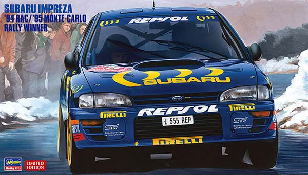 Hasegawa 1/24 SUBARU IMPREZA '94 RAC/'95 MONTE-CARLO RALLY WINNER(20436) English Color Guide & Paint Conversion Chart