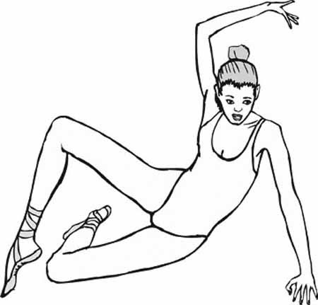 original ballet coloring pages you are going to color in