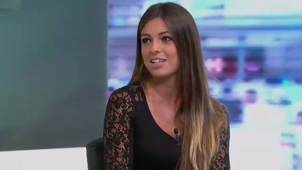 Patrícia Dominguez, jornalista espanhol do jornal AS (Foto: Reprodução SporTV)