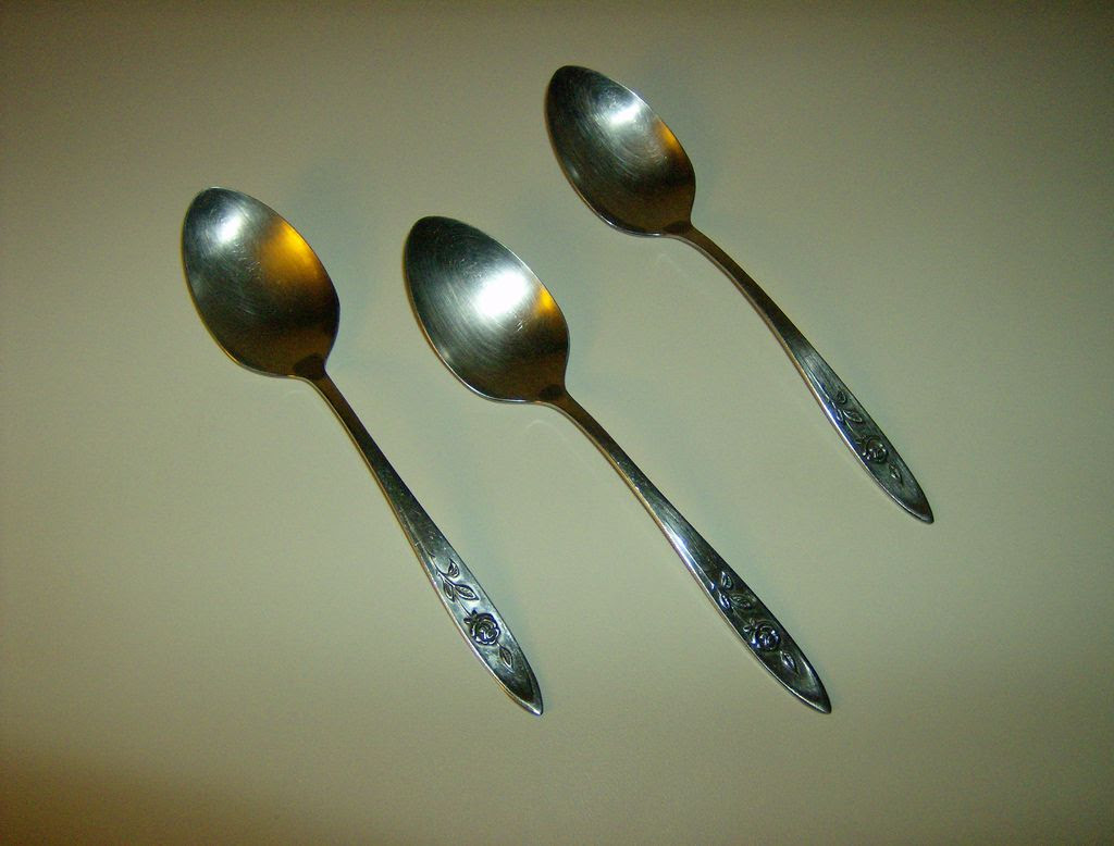 Oneida Community Stainless Flatware ~ My Rose Pattern ~ Serving 