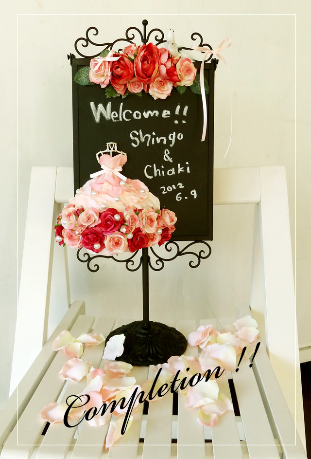 小物を手作りして二人のカラーに ゲストも大注目のdiy結婚式を