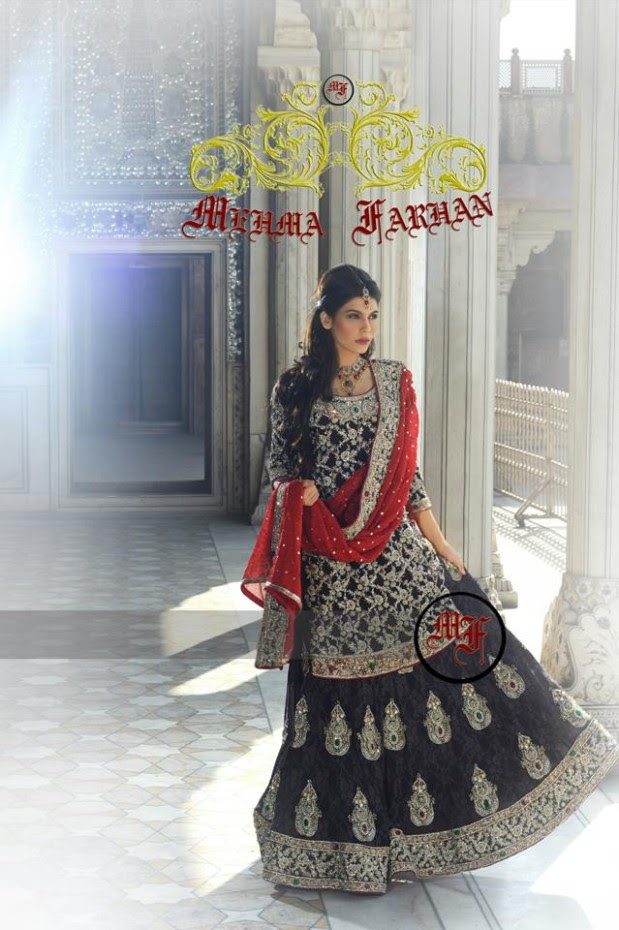 Mehma-Farhan-Stylish-Indian-Pakistani-Bridal-Wedding-Dresses-Design-2013-For-Girls-8 Mehma-Farhan-Stylish-Indian-Pakistani-Bridal-Wedding-Dresses-Design-2013-For-Girls-8