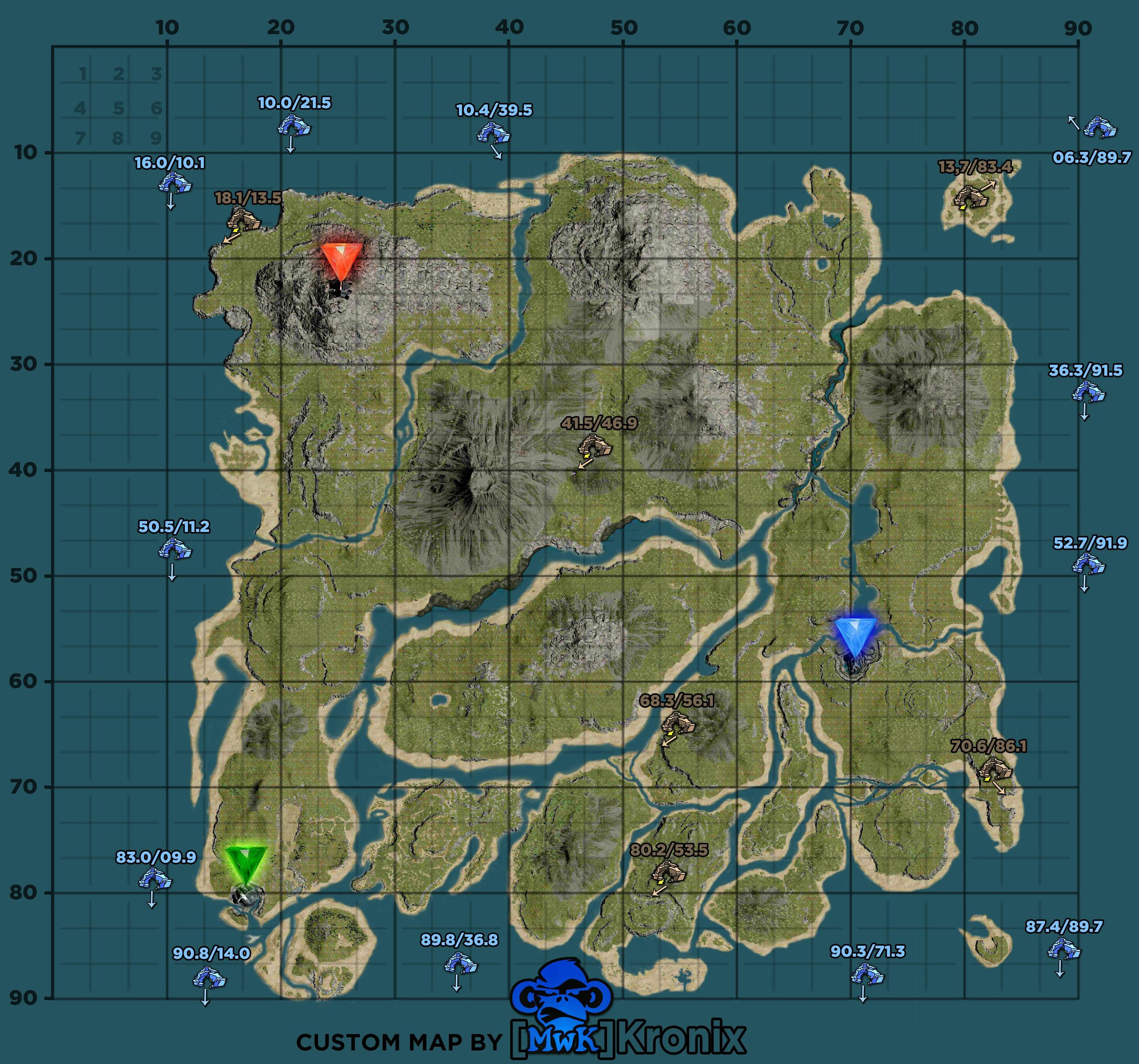 Ark Maps And Tools Lords Of The Dead