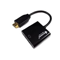 SANOXY® Hdmi to Vga Cable Adapter for Pc Laptop Power-free, Raspberry Pi, MHL Support