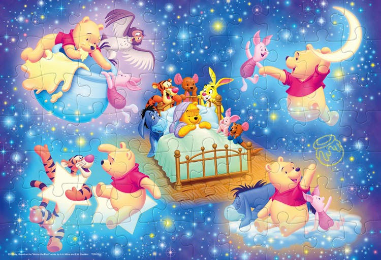 Ten Dk70 368 ディズニー ゆめのなかでもいっしょ くまのプーさん 70ピース テンヨー の商品詳細ページです 日本最大級のジグソーパズル通販専門店 ジグソークラブ