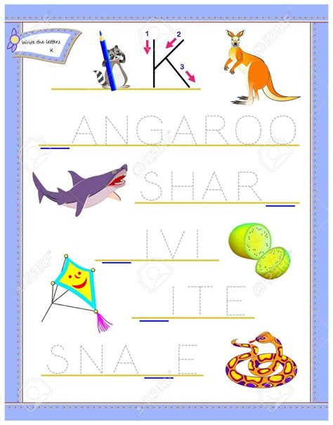 Numbers and counting worksheets also available. printable letter k tracing worksheets for kindergarten preschool crafts