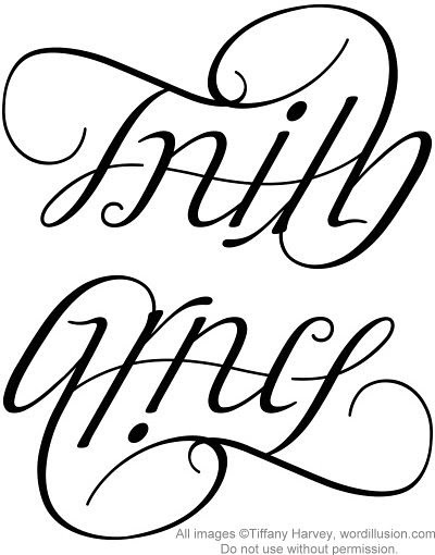 Faithquot; amp; quot;Gracequot; Ambigram, v.3  Flickr  Photo Sharing!