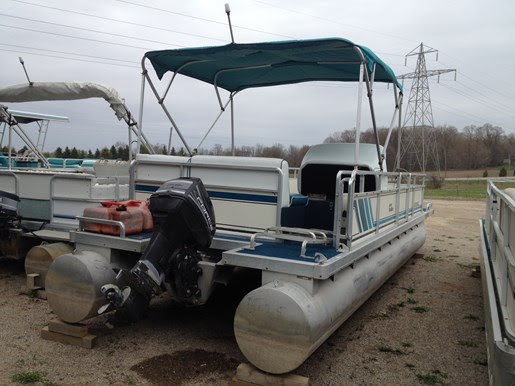 Harris 24' Harris Pontoon 1996 Used Boat for Sale in Ingersoll ...