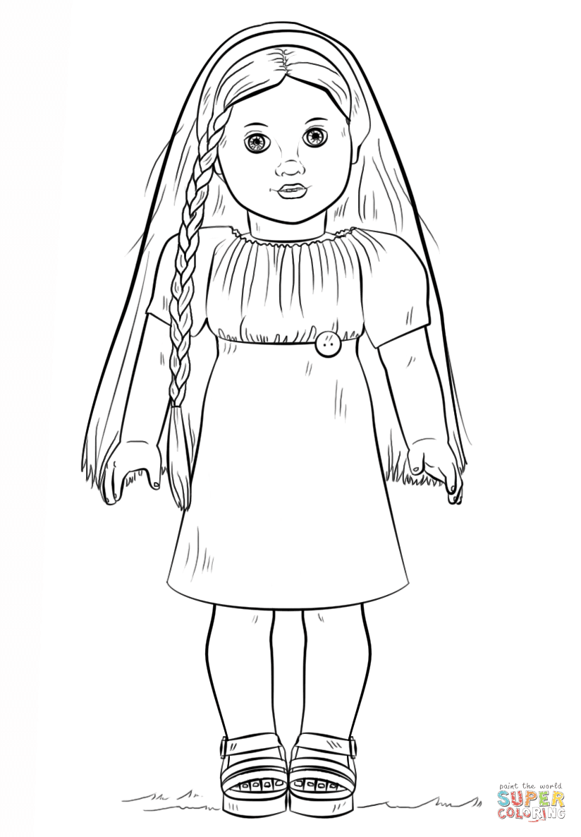 the American Girl Doll Julie coloring pages to view printable