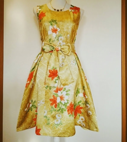 オーダーメイドのワンピースや着物リメイク 気分はロングバケーション