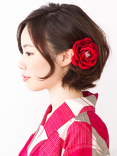 お呼ばれ結婚式での和装に似合う髪型画像30選