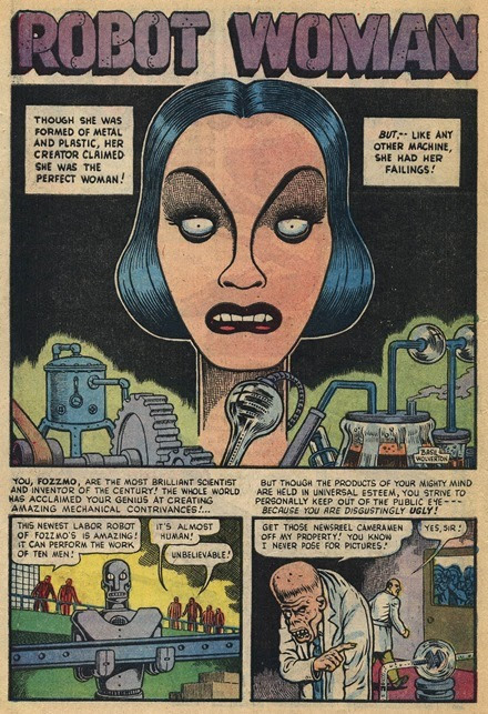 Basil Wolverton Robot Woman Weird Mysteries 002 1_cr