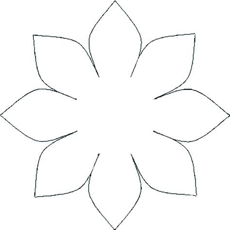  template of a flower clipartsco
