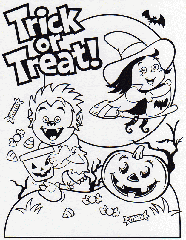 Download Happy Halloween Coloring Pages Free Printable Panarukan Colors