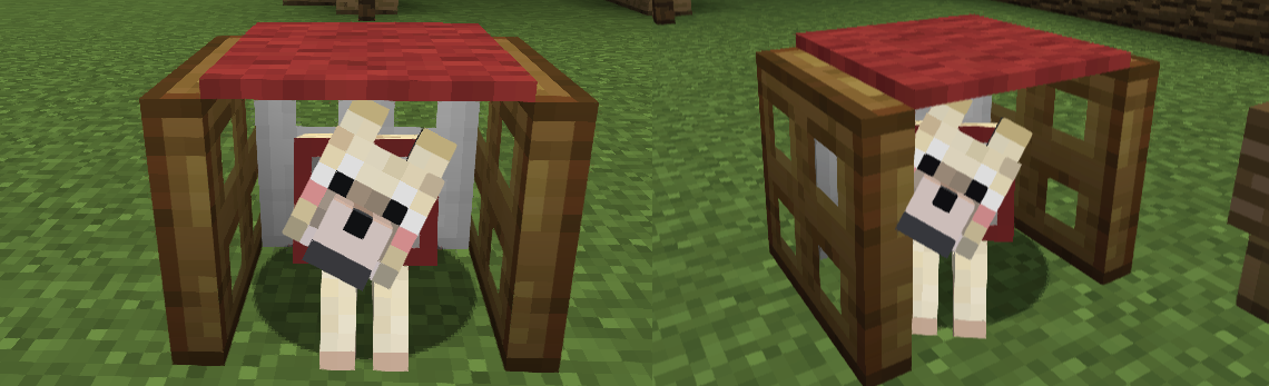 マインクラフト 犬小屋ならぬオオカミ小屋のデザイン7選 マイクラモール