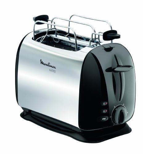 Moulinex LT177E Grille-pain Subito Inox/noir