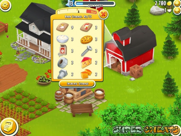 Increasing Storage - Hay Day