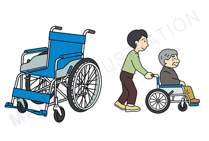 車椅子のイラスト Manas Illustration