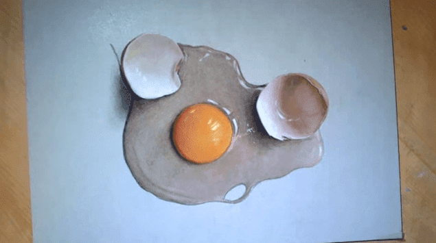 立体感が凄すぎる 卵 の絵 その製作工程を早回しで見ちゃう Bloom ブルーム 素敵な 暇つぶし