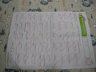 漢字テスト１００点 Hit The Road Jack