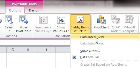 Qxcel tips pivot table calculated fields